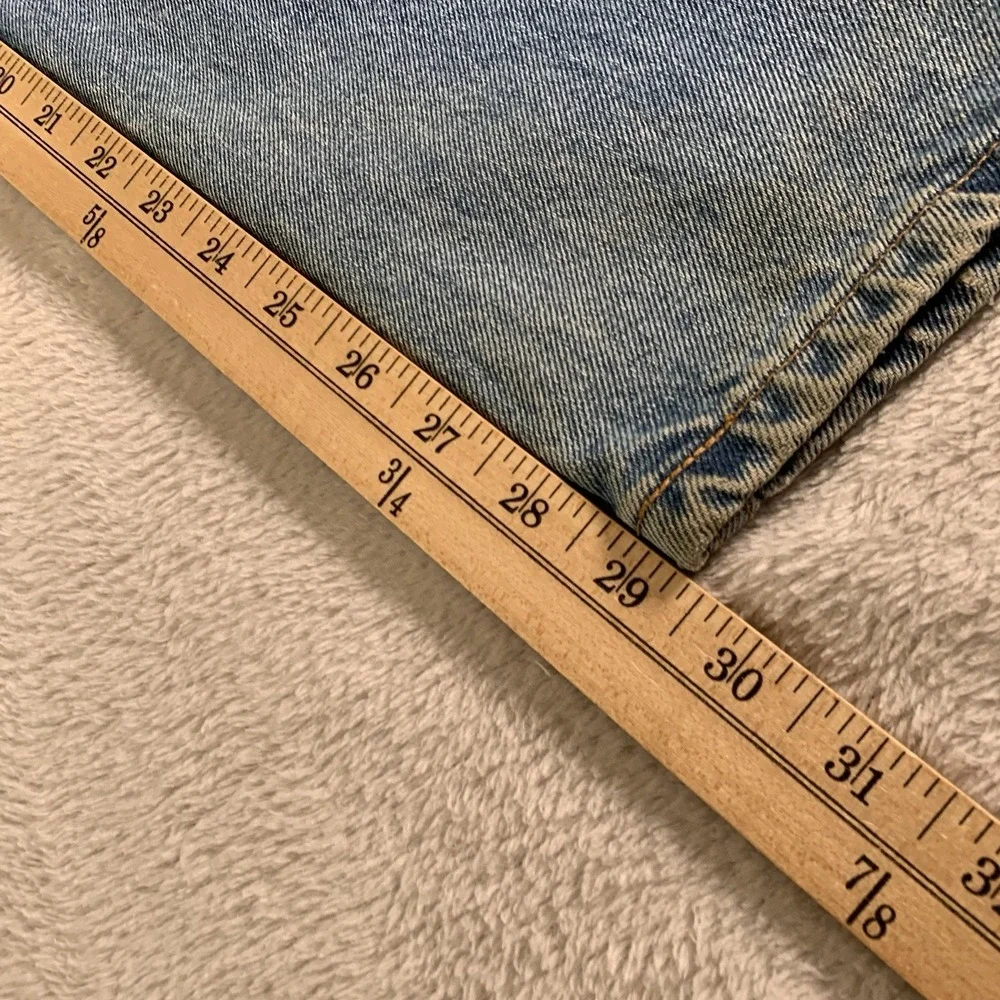 Vintage Levis 550 Jeans Mens 35x30 Blue‎ Light Wash Relaxed Fit Tapered Red Tab
